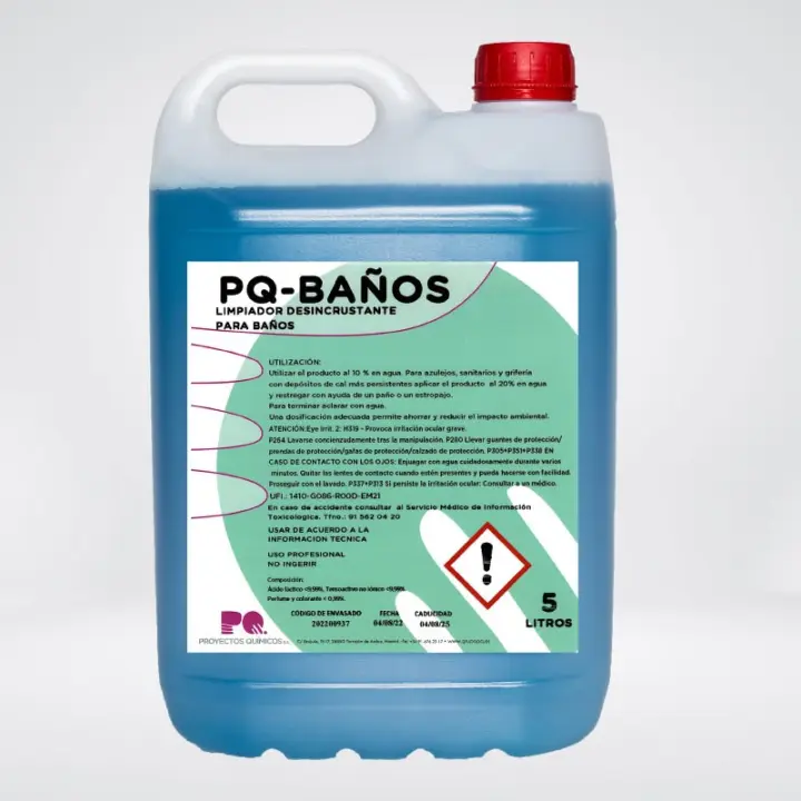 Pq-Baños - Limpiador Desincrustante (Envase: 5 Litros) - 1
