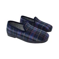 Zapatilla clásica de cuadros para hombre, marca ALCALDE - Comodidad en casa. - details 1