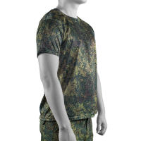 Camiseta Táctica Para Hombre MEGER Quick Dry Camiseta De Gimnasio Con Cuello Redondo Manga Corta Talla Grande Hasta 4XL Casual - details 3
