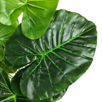 Planta Artificial De Monstera Grande 75cm Con 24 Hojas Falsas Para Decoración De Jardín Y Habitaciones Material Plástico - details 7