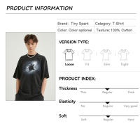 Camiseta De Algodón Retro Lavado En Negro Para Hombres Y Mujeres Estilo Hip Hop Streetwear Con Diseño Misterioso Mano Oversized Tees Casuales Para Primavera Y Verano - details 0