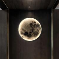 Lámpara De Pared Lunar Moderna Y Lucrecia Para Pasillo Creativo Arte Muralla Decoración De Fondo De Sala De Estar Luz De Cama - details 4