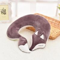 Almohada De Viaje En Forma De U Para El Cuello Con Diseño De Zorro Decorativa Para Descansar En El Office Tamaño 30x30x8CM - details 6
