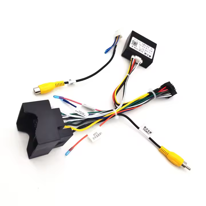 Adaptador De Cable Quad Lock 16 Pin Para Peugeot 2008 3008 308 307 Citroen C5 C4 C3 Con CANBUS Decoder Box Accesorios De Multimedia Para Coche - 1