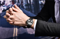 Reloj Deportivo De Cuarzo Para Hombre PAGANI DESIGN 2022 40mm Acero Inoxidable Impermeable Con Cristal De Zafiro Cronógrafo Manos Luminosas Fecha Completa Estilo Casual - details 11