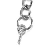 Llavero De Metal En Forma Redonda 25-30mm Con Ojo De Tornillo Para Fabricación De Joyas Y Llaveros Accesorios De Encuentro Unisex - details 8