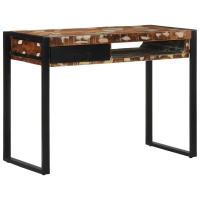 vidaXL Escritorio madera maciza reciclada multicolor 100x50x75 cm - details 0
