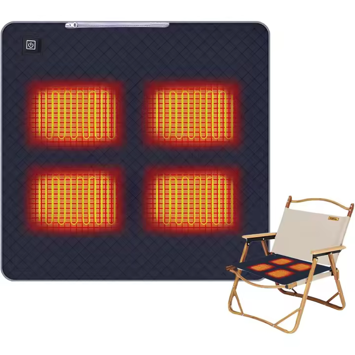 Silla de camping, sin paquete de Energía: asiento de asiento plegable por USB - 1
