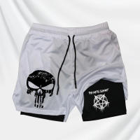 Shorts Deportivos Casuales De Verano Para Hombres Con Doble Capa Y Patrón Impreso Talla S-2XL Funcionalidad Multi-Funcional - details 2