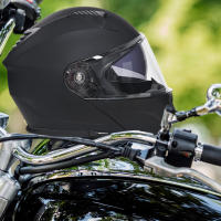 HOMCOM Casco de Moto Integral Talla XL-61-62 cm Casco de Motocicleta con Doble Visera Cabezal Anticolisión y Ventilaciones con Certificación Europea Unisex Color Negro - details 1