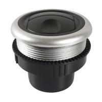 Deflektor De Ventilación De Aire Acondicionado Para Tablero 71mm ABS Negro Para Coche Caravana Camper RV Bus Salida De Aire De Condensador - details 0