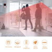 Detector De Movimiento Infrarrojo Inteligente Staniot Compatible Con Sistema De Seguridad Alarmas Wireless 433Mhz Compatible Con Alexa Para El Hogar - details 4