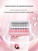 Epilador Eléctrico Para Mujeres 2 En 1 Recargable Doble Cabeza Impermeable Kit De Peluquería Corporal Para Eliminación De Vello Shaver Para Damas En El Bikini Y Axilas - details 23