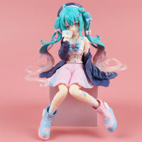 Figura De Anime Hatsune Miku En Posición De Sakura Rosa PVC Modelo Juguete Decorativo Regalo Para Niños Cumpleaños - details 1