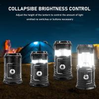 Lámpara Camping LED Recargable Solar Portátil Impermeable 。 2/1 Unids - details 2