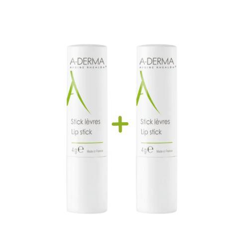 Pack Duplo Stick Lèvres, 4 g + 4 g. - A-derma — oferta en Miravia