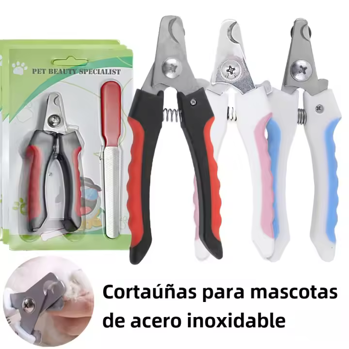 Tijeras De Uñas Profesionales Para Mascotas Acero Inoxidable Cortador De Uñas Para Perros Y Gatos Facilita La Poda De Uñas De Mascotas Suministros De Aseo Para Perros - 1