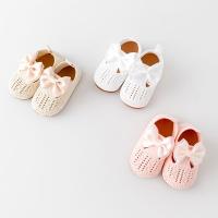 Zapatos Para Bebé Niña Fly Knit Alta Calidad Suela TPR Antideslizante Transpirable Suave Algodón Primavera Otoño Lazo Encantador Para 0-9-18M F235 - details 5