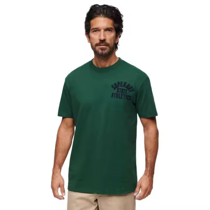 Superdry Camiseta De Manga Corta Embroidered Superstate Ath Logo - 1
