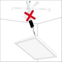 LED ATOMANT Kit Panel LED 60x60cm CCT 48W 5000 lúmenes con soporte de superficie blanco incluido, CCT (Selector de Color Blanco Calido, Neutro y Frio), ideal para oficinas, cocinas, comercios o pasillos, instalación en techo sin necesidad de empotrar - details 6