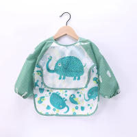 Bib De Bebé Impermeable Con Pico Y Bata De Arte Para Niños Y Niñas De 1 a 3 Años Paño De Ensechar Con Mangas Largas Y Bolsillo Estilo Moda - details 8