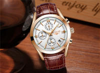 Reloj De Pulsera Deportivo De Lujo Para Hombre LIGE Cuarzo Militar Con Correa De Cuero Premium Impermeable Y Cronógrafo Moda Casual - details 8