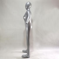 Mannequín Inflable De Mujer Completo Torso Modelo De Vestido Silver Material PVC Tamaño H165cm Estilo Stander - details 2