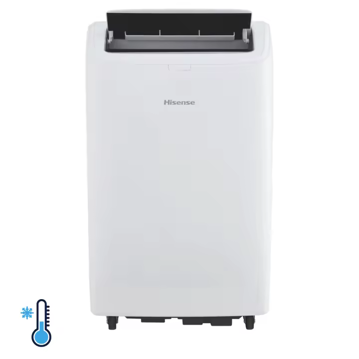 AIRE ACONDICIONADO PORTATIL HISENSE APC09QC 3500W COLOR BLANCO Y PANTALLA LED, CLASE A, PINGUINO AIRE ACONDICIONADO - 1