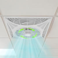 Ventilador de Techo con Luz OStarkDom 68W LED, Motor AC Silencioso, 3 Velocidades, Mando a Distancia, Función Verano/Invierno, IP20, 3 Años de Garantía - Blanco 55cm OstarkDom-leduni - details 1