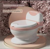 Asiento De Entrenamiento Para Ir Al Baño, Inodoro De PVC Para Niños Pequeños, Cómodo Asiento De Inodoro Con Protección Contra Salpicaduras De ABS, Inodoro De Entrenamiento Duradero, Asiento De Inodoro - details 2