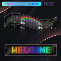 Panel De Pantalla LED Matriz De Pixeles Bluetooth APP Para Coche Hotel Bar Programmable LED Flexible Display Luz Nocturna DIY - details 4