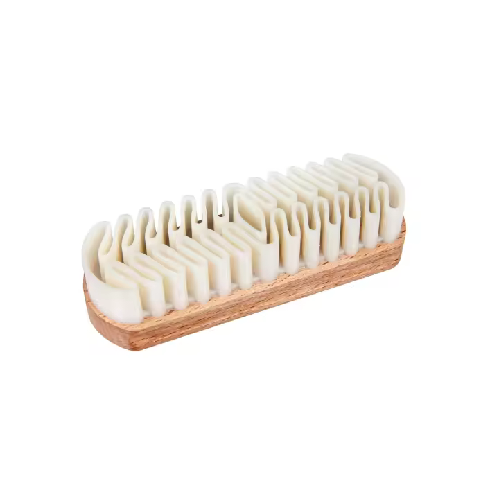 Cepillo para limpieza de gamuza: quitamanchas de cuero con cerdas, borrador y restaurador de marcas de nobuk - 1