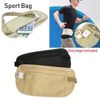 Bolsa De Cintura De Viaje Impermeable Para Hombres Y Mujeres Negro Y Caqui Seguridad Secreta Bolsa De Pecho Utensilios De Viaje Slim - details 2
