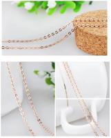 Collar De Plata Esterlina S925 Moda Temperamento Para Mujeres 18 Pulgadas Cadena Cruzada Joyería O-Chain Bohemia - details 5
