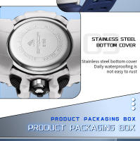 Reloj Militar Para Hombre SANDA Resistente Al Agua 50m Con Pantalla LED Y Cuarzo Deportivo Reloj De Pulsera Grande Con Luz Nocturna Y Alarmas - details 18