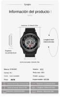Reloj Deportivo Para Hombre Synoke Resistente Al Agua 5Bar Reloj Militar LED Pantalla Digital Antigolpes Diseño Delgado Con Alarma Y Cronómetro - details 1