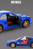 Modelo De Coche Simulación 1:32 Impreza WRX STI De Metal Para Jóvenes Y Adultos Regalo Para Niños Juguetes Decorativos De Vehículos - details 7