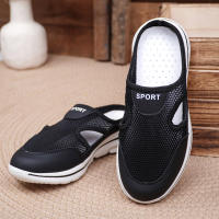 Zapatillas Casuales Para Mujer 2024 Talla Grande Transpirables Con Suela Gruesa Y Mesh Pantuflas Moda Zapatos Unisex - details 17