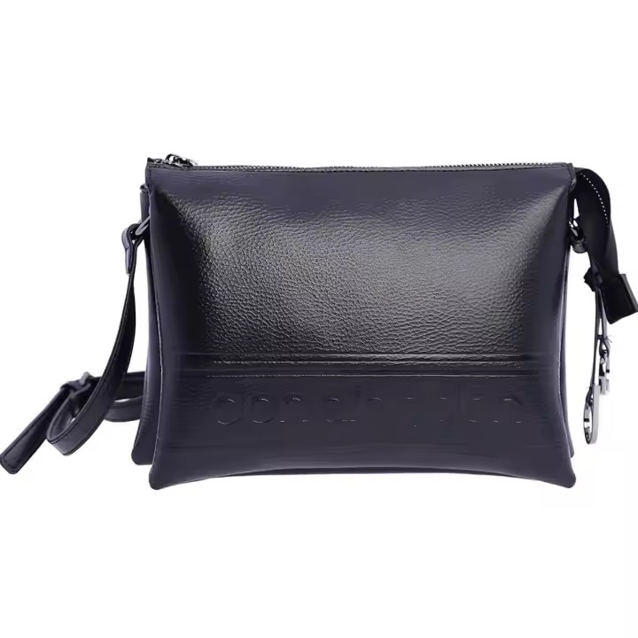 DON ALGODON BANDOLERA PARA MUJER CON CREMALLERA EN NEGRO - 1
