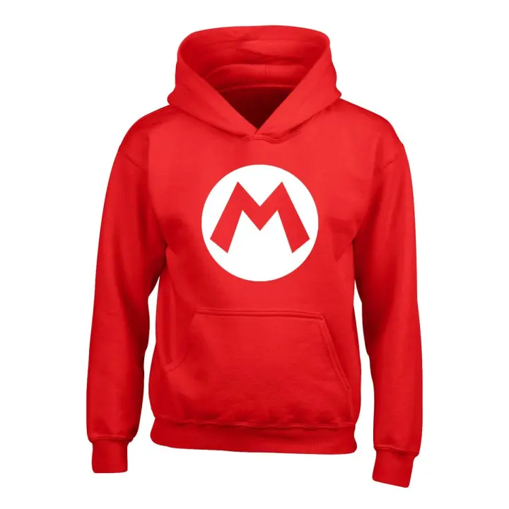 Sudadera con Capucha Unisex Super Mario Badge Rojo - 1