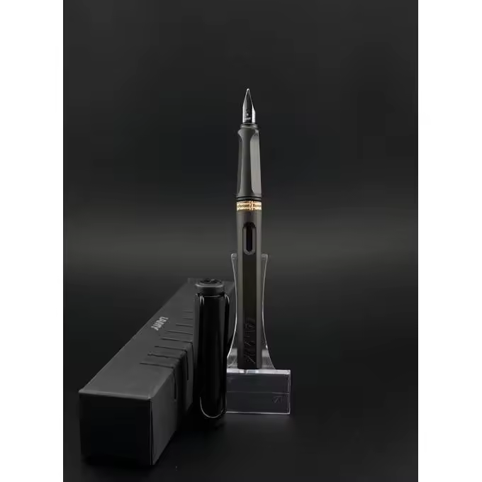 Pluma estilográfica Lamy Safari Steel Black - 1