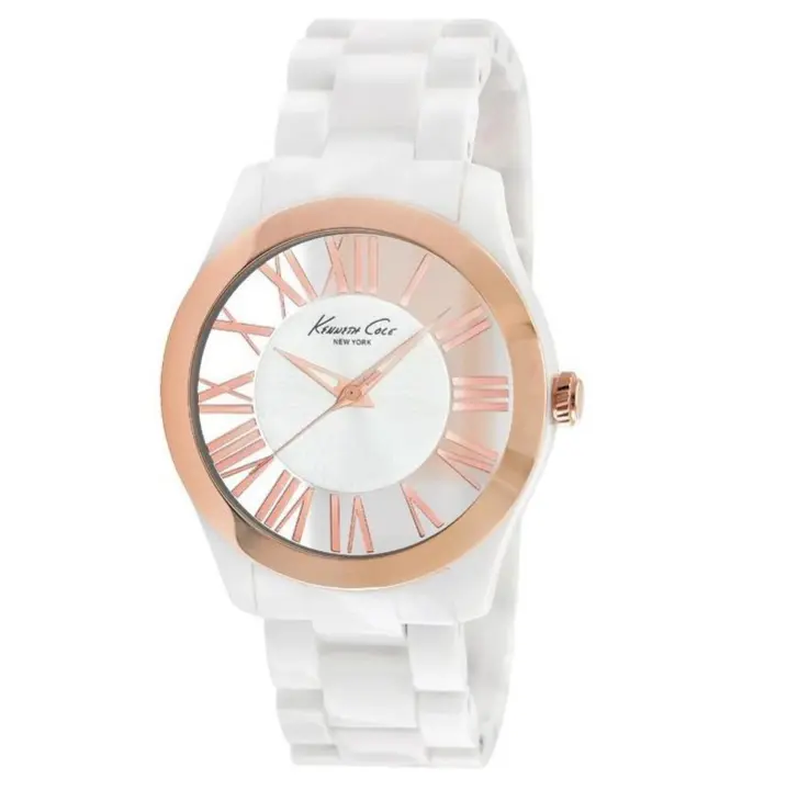 Kenneth Cole Reloj analogico para Mujer de Cuarzo con Correa en plástico IKC4860 - 1