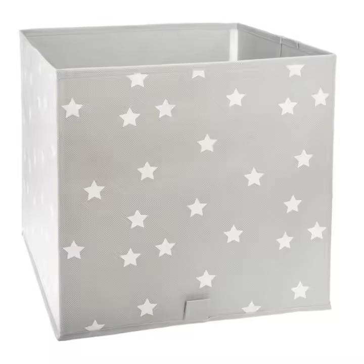 Atmosphera Créateur D'intérieur Atmosphera Cesta Multiusos Infantil Gris Estrellas Organizador Juguetes - Ordena Hoy - 1