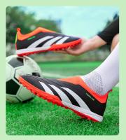 Zapatos De Fútbol Para Hombre TF/FG Uso Interior Botas De Campo Profesionales Entrenamiento Deportivo Suela De Goma Transpirables Talla True - details 36