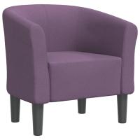 vidaXL Sillón de tela Rojo vino tinto, Marrón, Gris claro Sillon Dormitorio Sillon Comodos Silla Relax Sillón Sofá - details 1