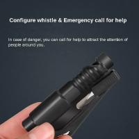 Martillo De Seguridad Para Coche Compacto 3-en-1 Rompe Ventanas Y Cortador De Cinturones Herramienta De Rescate Emergente Para Accesorios De Vehículo - details 6