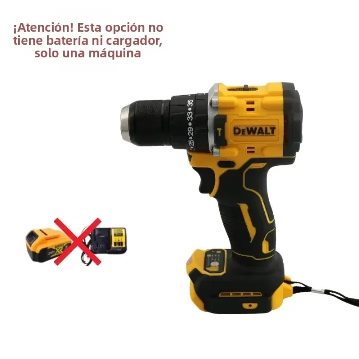 Taladro De Impacto Inalámbrico Dewalt DCD805 Sin Cable Potencia Multifuncional 20V Herramienta Eléctrica Para El Hogar Con Motor Sin Escobillas - 1