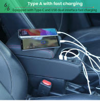 Caja De Reposabrazos Para Citroen C2 Y C3 Accesorios De Interiores Para Coche Con Soporte De Taza Y Almacenamiento Material PU Cuero / Plástico ABS Certificación CE - details 12