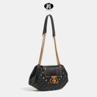 Bolso De Hombro Para Mujer KB Marca Nueva Otoño Invierno Diseñador De Lujo Forma Ling Cadenita Bloqueadora Moda Bolso De PU Con Lining De Poliéster - details 3