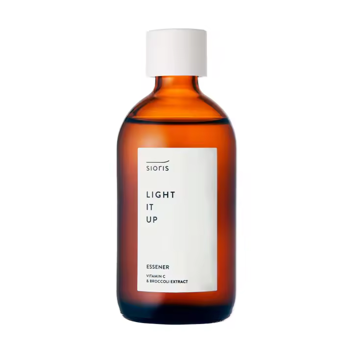 Sioris - LIGHT IT UP ESSENER - Esencia con vitamina C para ayudar a tratar los primeros signos de la edad e iluminar la piel. - 100ml - 1